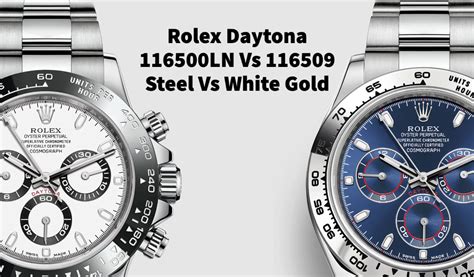 rolex daytona ss vs wg|Daytona weight SS vs WG .